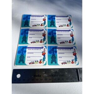 Vintage home canning labels 12 sheets x 6 each Home cooking label's stickers 72